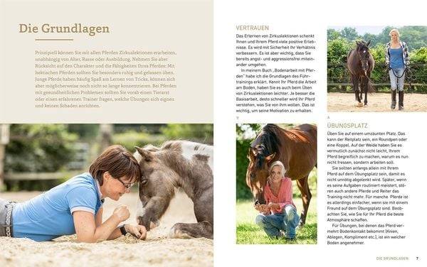 Zirkustricks mit Pferden