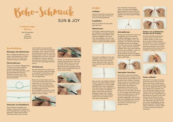 Boho-Schmuckset Sun & Focus (Orange)