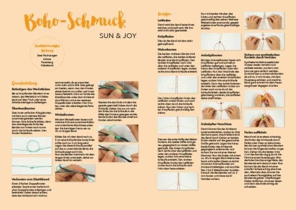 Boho-Schmuckset Sun & Focus (Orange)