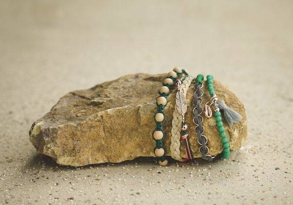 Boho-Schmuckset Hope & Dreams (Grün)