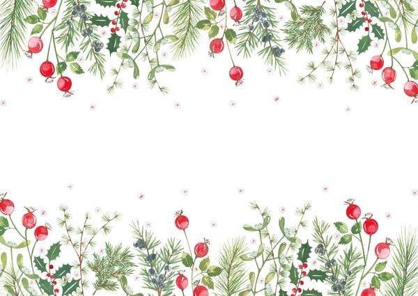 Design Paper Besinnliche Weihnachten DIN A5. Mit Falz für Klappkarten