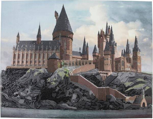 Crystal Art Leinwandbild Hogwarts Castle