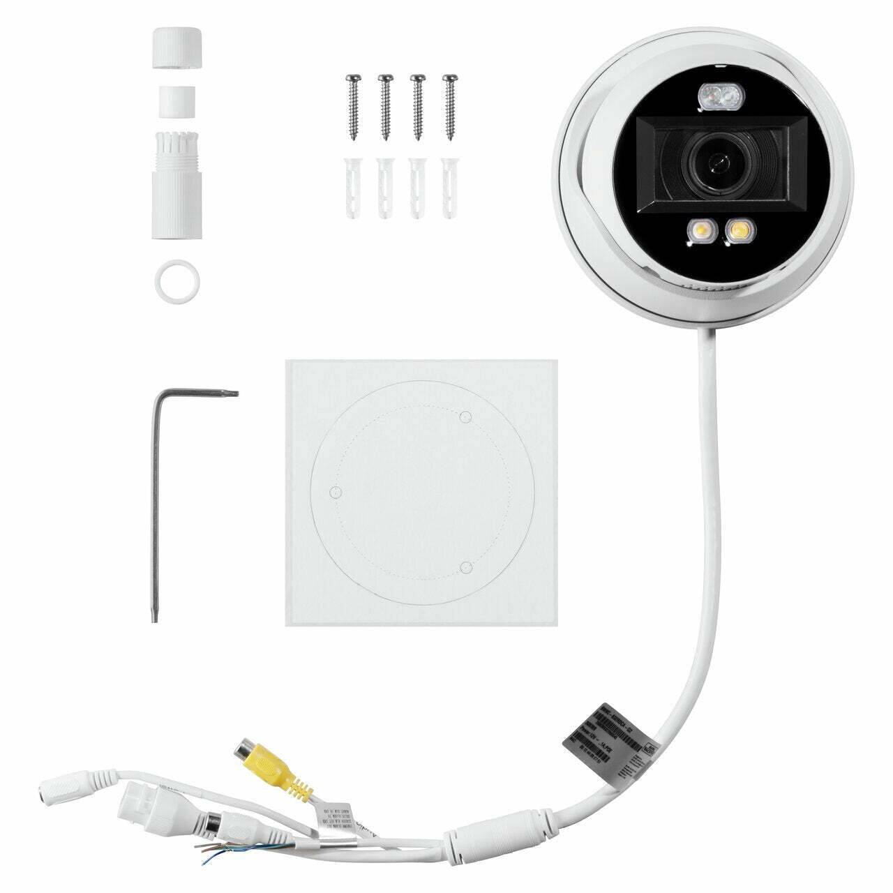 BWNC-832RDCA-G2 BURG GARD, 8MP IP RoyalNight++ Balleye Zoom Kamera mit Weißlichtstrahler und IR-Strahler , integriertem