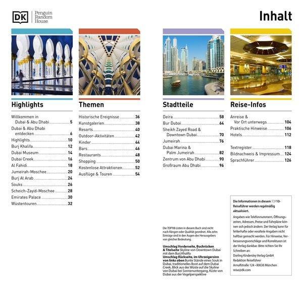 TOP10 Reiseführer Dubai & Abu Dhabi