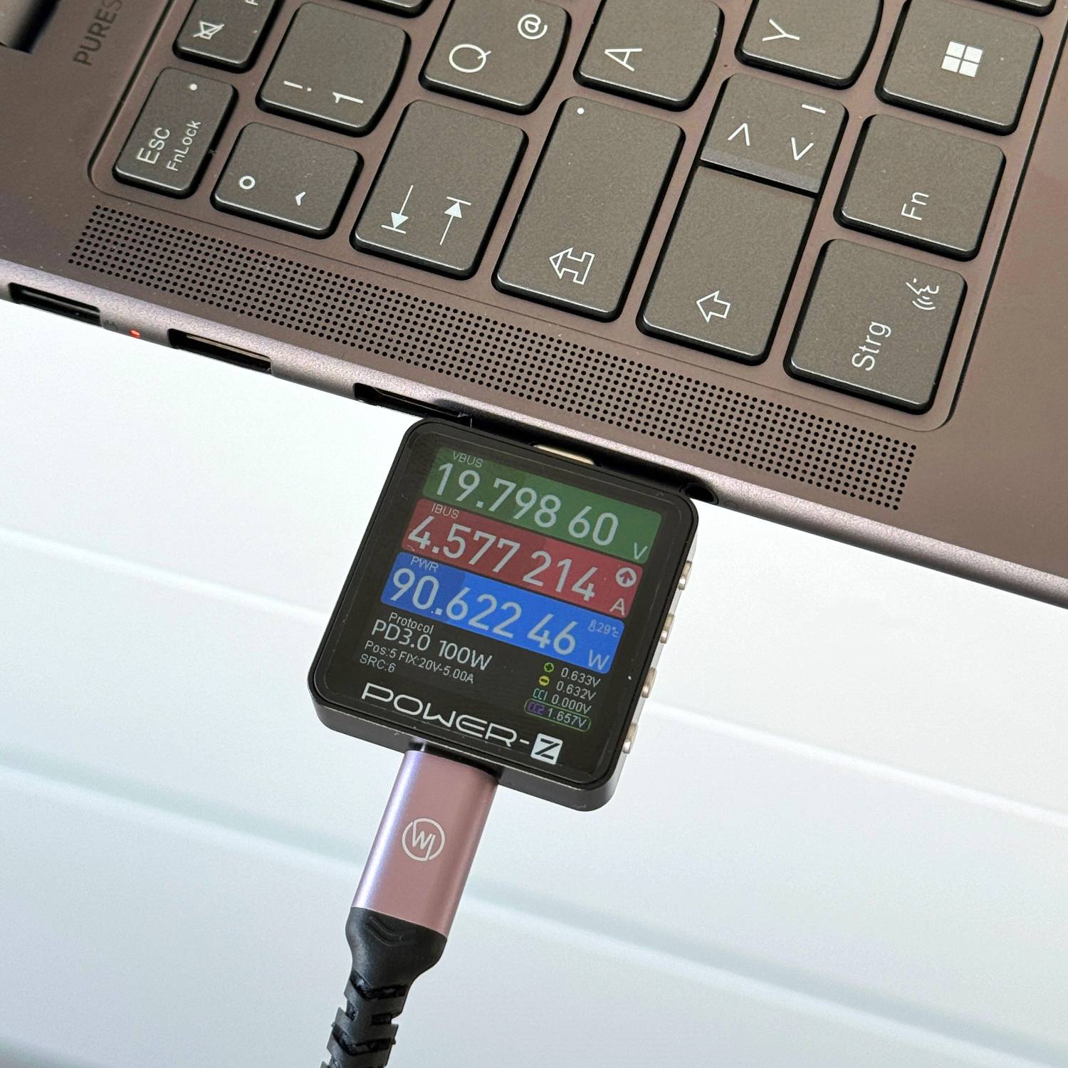 Wicked Chili 100W GaN III Ladegerät mit USB-C PD, PPS und QC4.0+ Fast Charge Netzteil für iPhone, iPad, MacBook (weiss)