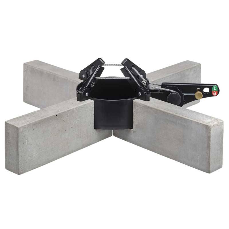 Krinner Kopenhagen Christbaumständer Beton