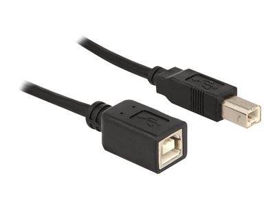 DELOCK USB Verl.B -> B St/Bu 2.00m sw Multimedia-Technik USB-Kabel