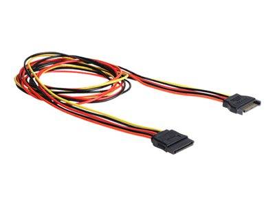 DELOCK Stromkabel SATA 15Pin -> St/Bu 1.00m Multimedia-Technik