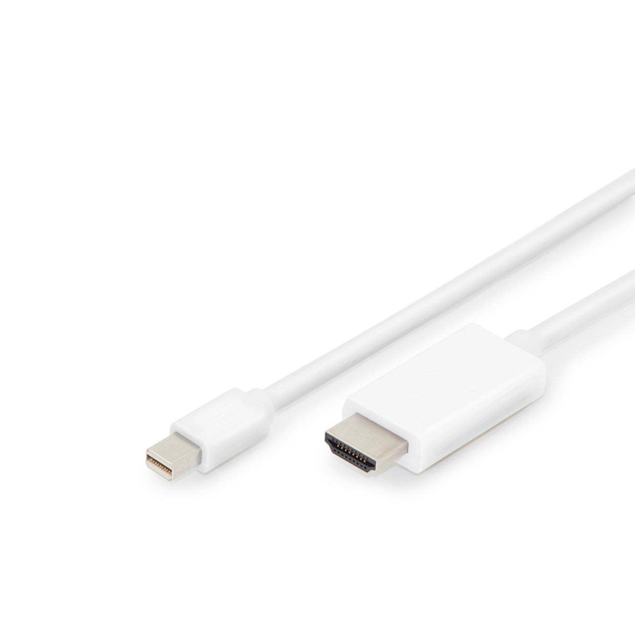 DIGITUS DisplayPort Adapterkabel mini DP->HDMI A St/St 8K 2m Multimedia-Technik Displayport-Kabel