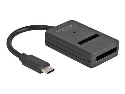 DELOCK Combo Konverter für M.2 NVMe PCIe/SATA SSD mit USB-C Multimedia-Technik