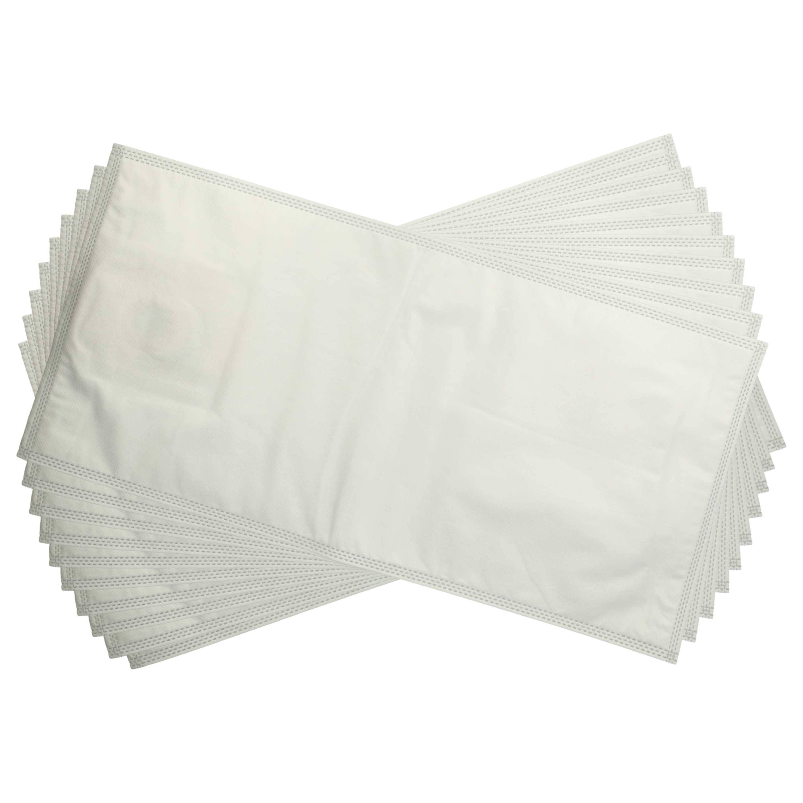 vhbw 50x Staubbeutel kompatibel mit Kärcher T 15/1 + ESB 34, T 15/1 + ESB 28 Staubsauger - 7 L, Typ T 55cm x 24,7cm Weiß