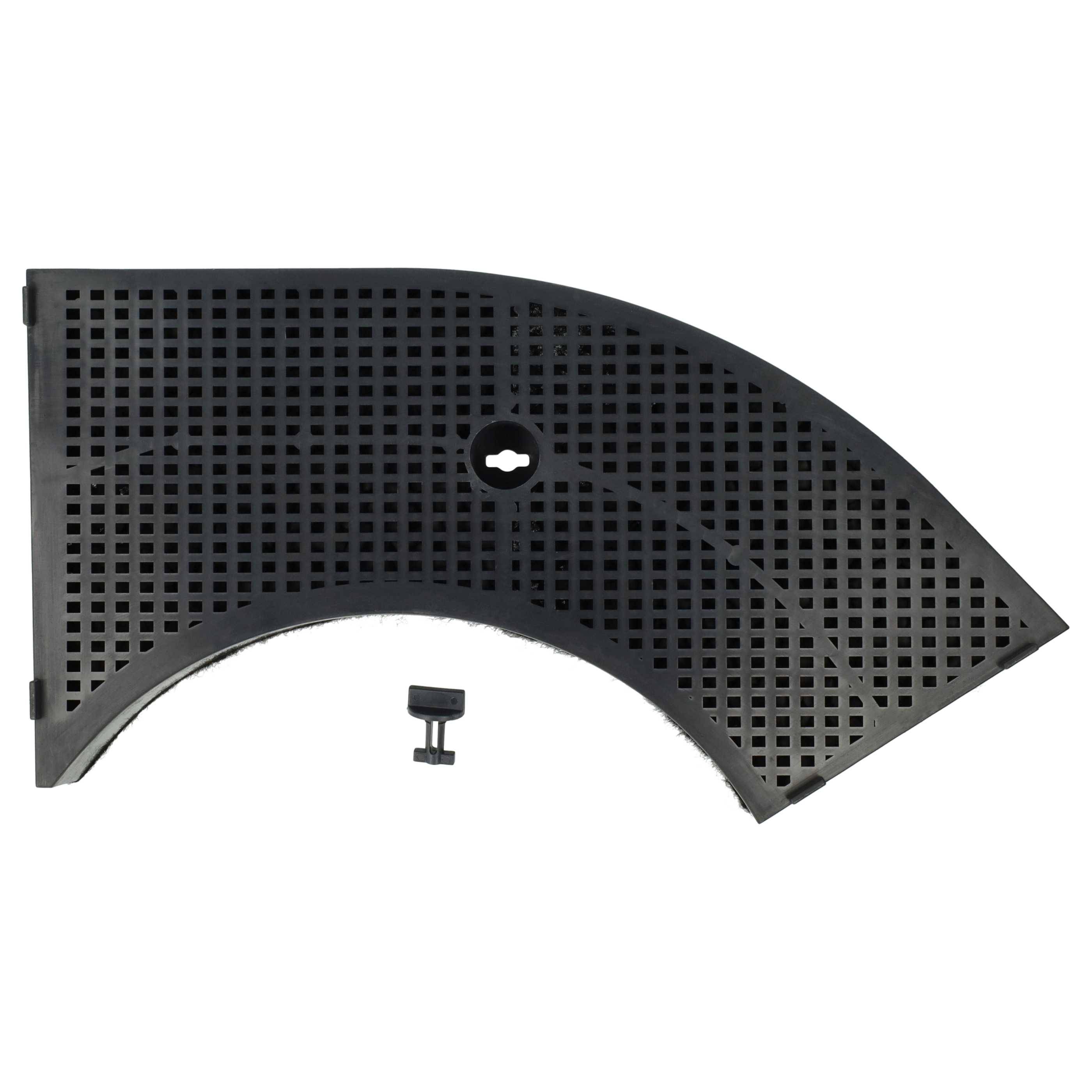 vhbw 2x Aktivkohlefilter kompatibel mit Neutral CH 100 5 800.947.21, CH 100 W 200.947.24 Dunstabzugshaube - 28 x 13,3/9,5 x 2,6 cm