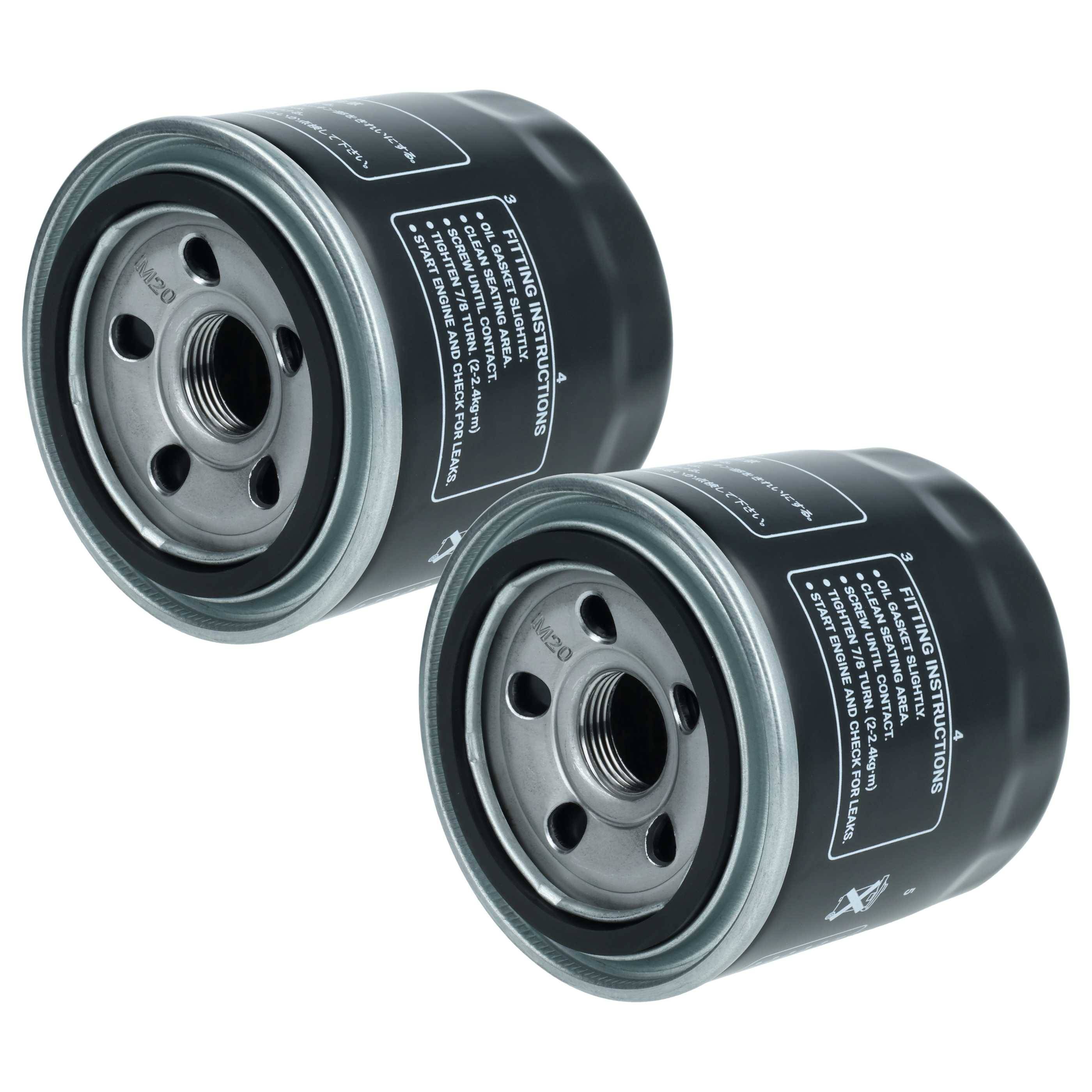 vhbw 2x Ölfilter kompatibel mit Scag 100800 Traktoren Bagger-Motoren Kompaktlader