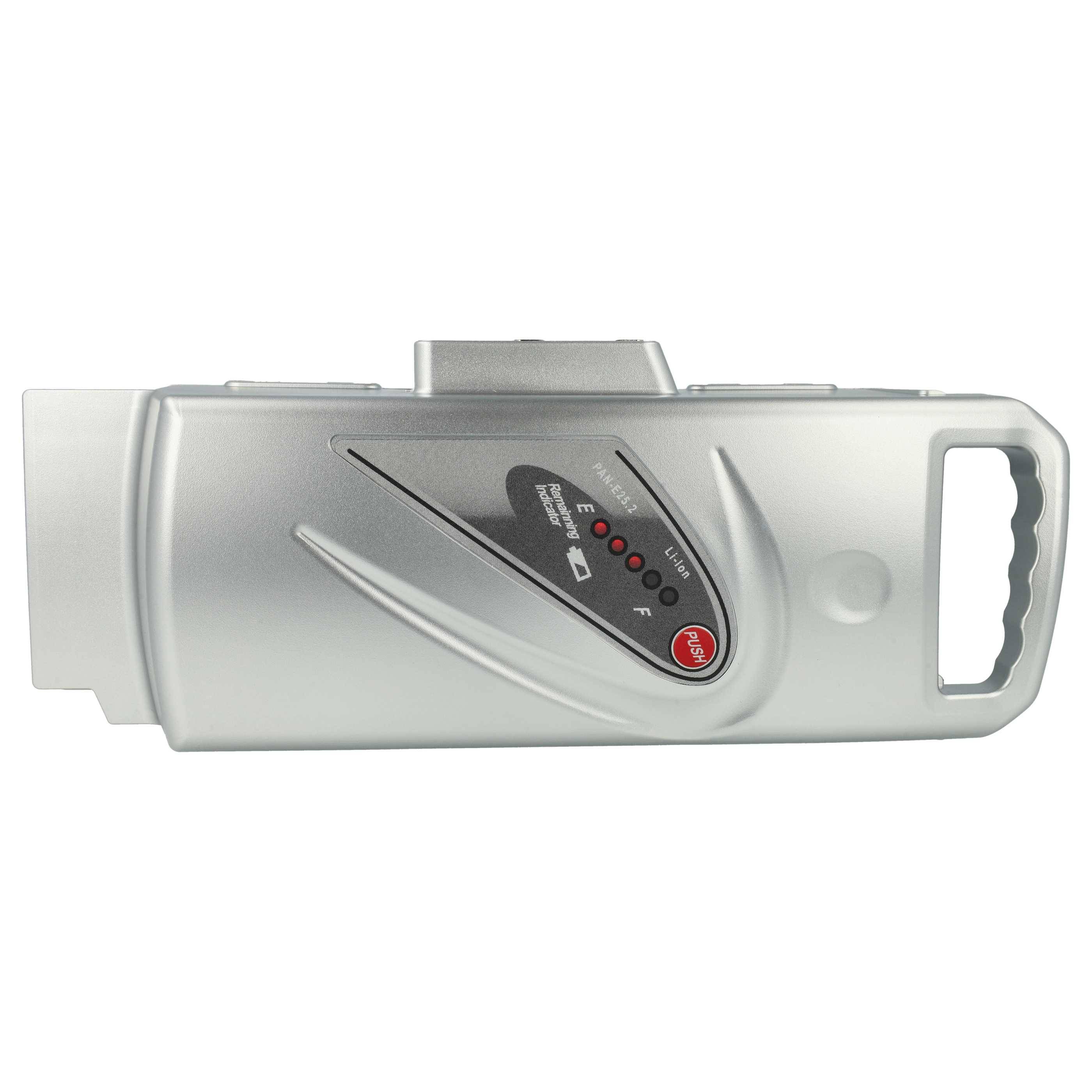 EXTENSILO Akku kompatibel mit Flyer C10 HS, C4, C10, C11 HS, C4 Premium, C12 HS, C2, C2 Premium E-Bike (27,2 Ah, 26 V, Li-Ion) - Silber