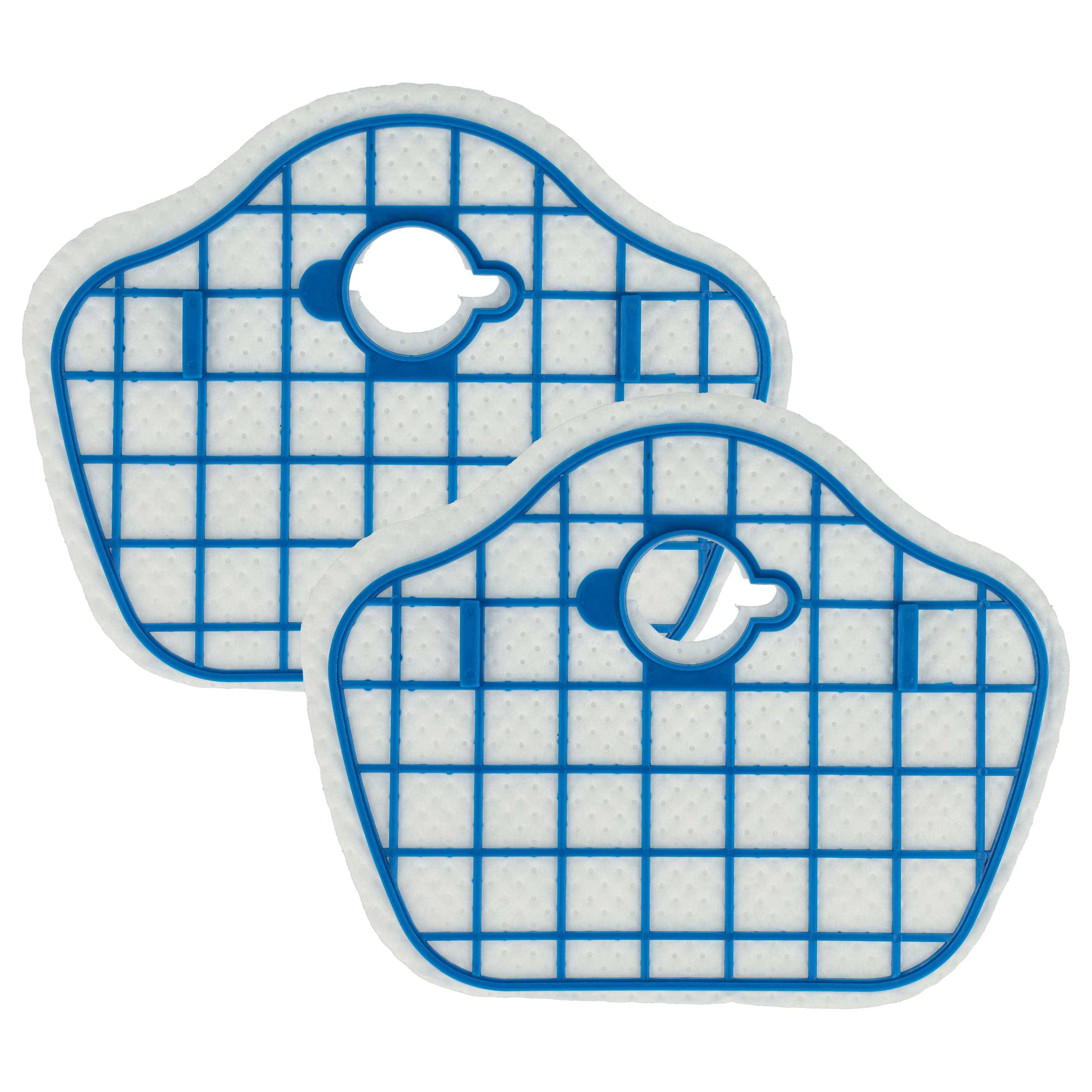 vhbw Filterset 2x Filter kompatibel mit Philips SmartPro Compact FC8774, FC8772, FC8778, FC8776, FC8972 Staubsaugerroboter - Staubfilter