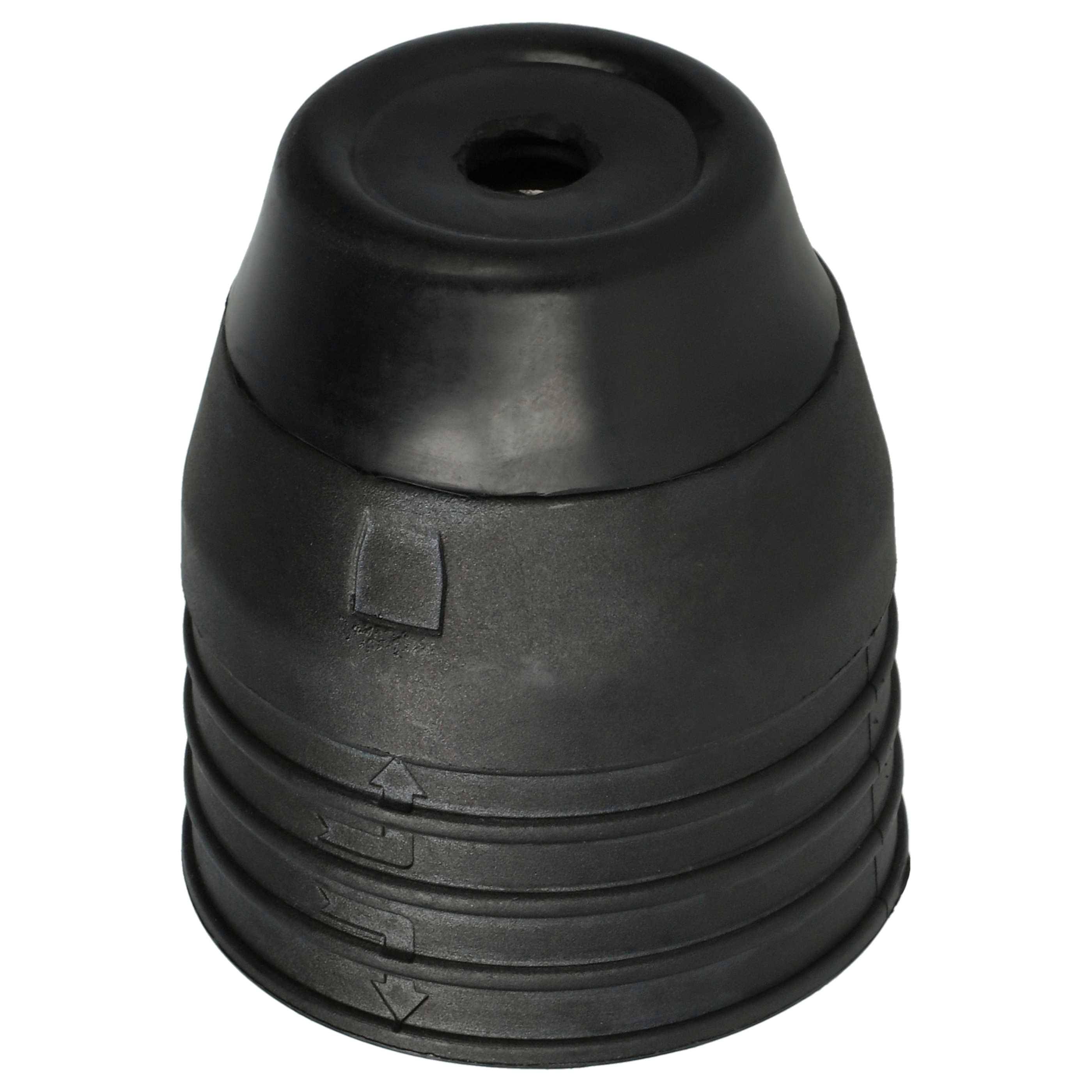 vhbw Schnellspannbohrfutter kompatibel mit Bosch GBH 4 DSC, 4 DFE Akku Bohrschrauber, Bohrmaschinen - 10 cm Innendurchmesser Schwarz