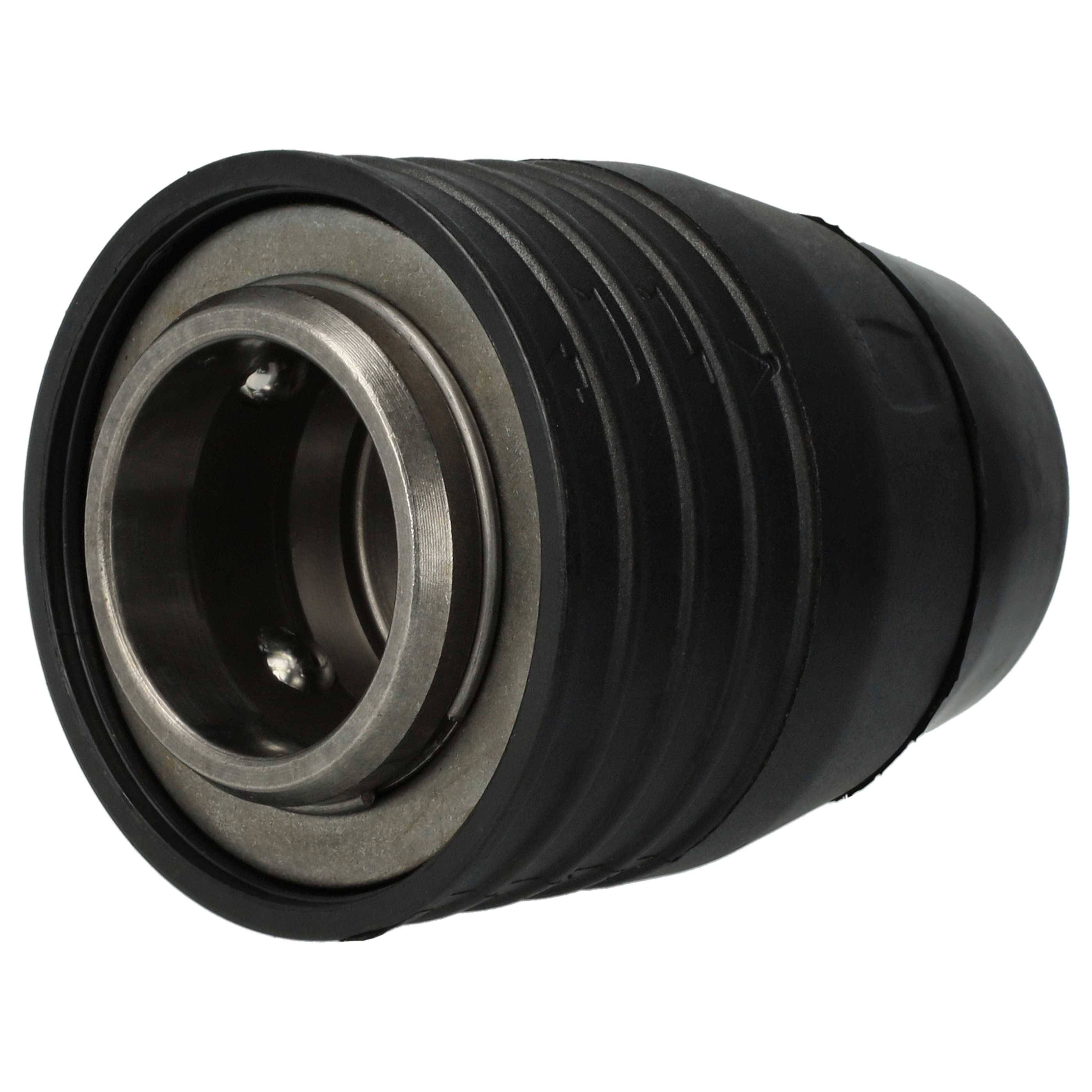 vhbw Schnellspannbohrfutter Ersatz für Bosch 2 608 572 059, 3165140077606 für Akku Bohrschrauber, Bohrmaschinen - 10 cm Innendurchmesser Schwarz