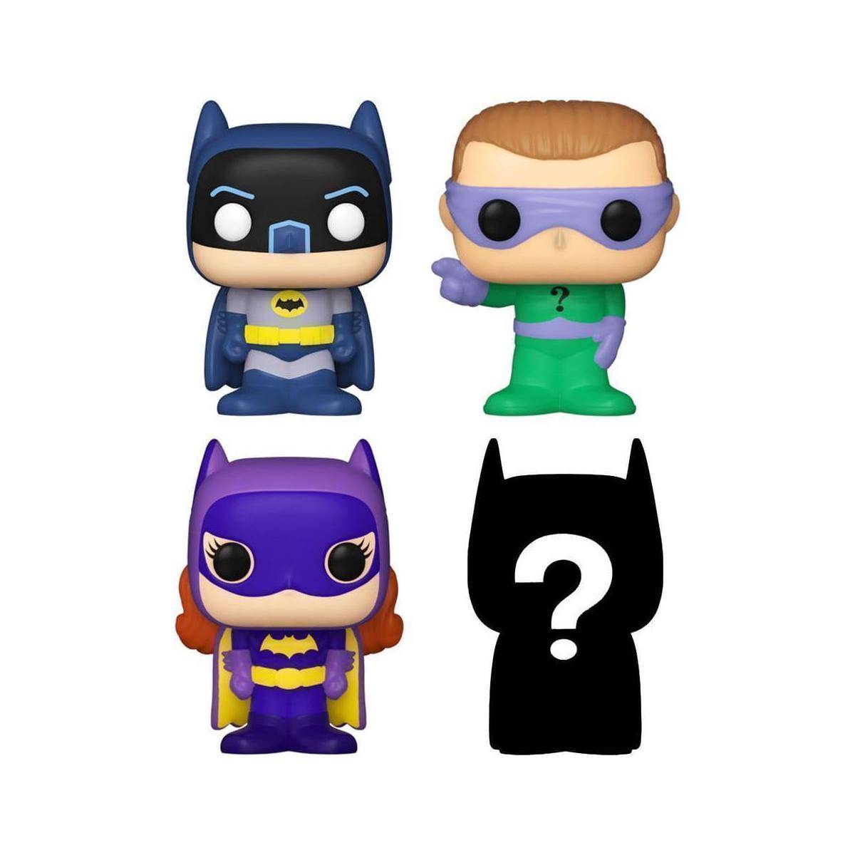 FK71314 - DC Bitty POP! Vinyl Figuren 4er-Pack Batman Adam West 2,5 cm