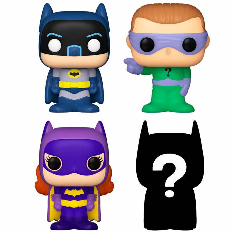 DC Bitty POP! Vinyl Figuren 4er-Pack Batman Adam West 2,5 cm