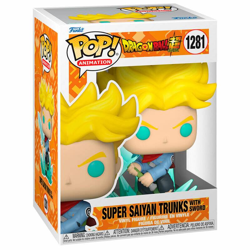 Dragon Ball Super POP! Animation Vinyl Figur SS Trunks w/ Sword 9 cm