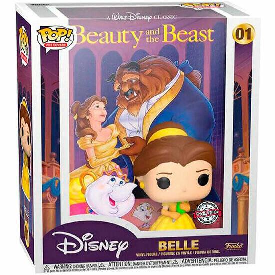 Die Schöne und das Biest POP! VHS Cover Vinyl Figur Belle 9 cm
