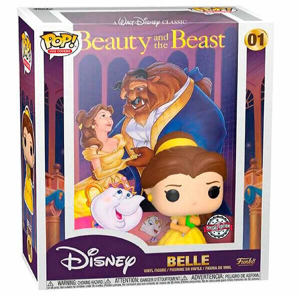 Die Schöne und das Biest POP! VHS Cover Vinyl Figur Belle 9 cm