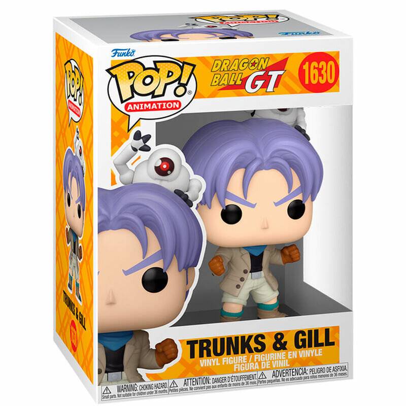 Dragon Ball GT POP! Animation Vinyl Figur Trunks & Gill 9 cm