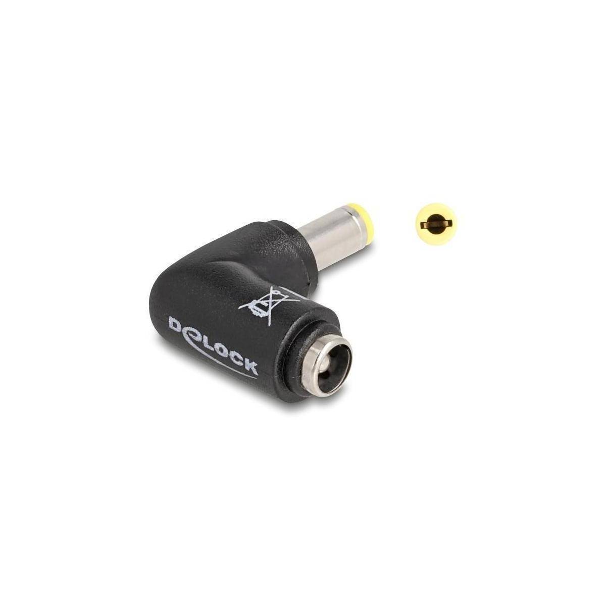 80795 - DC Adapter 5,5 x 2,5 mm Stecker zu 5,5 x 2,5 mm Buchse 90 gewinkelt
