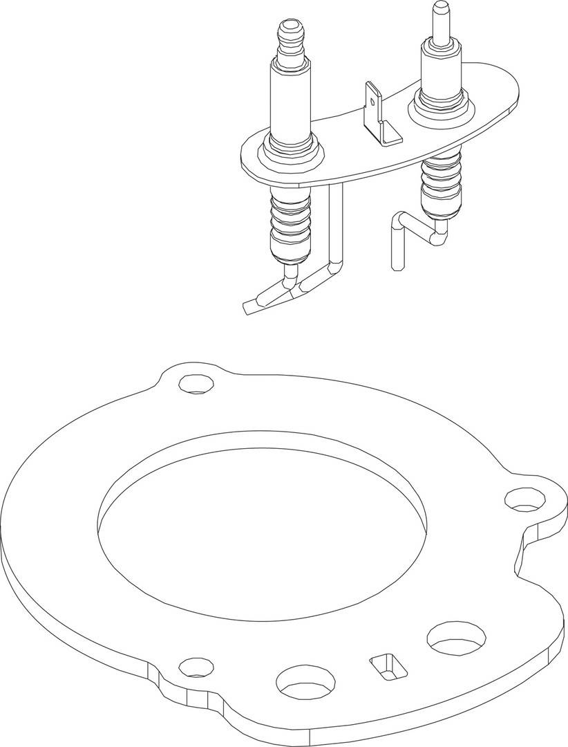 BOSCH Ersatzteil TTNR: 87379035360 Elektrodensatz