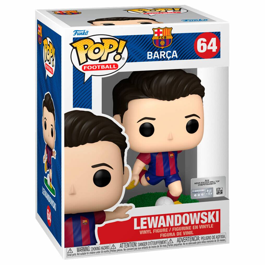EFL POP! Football Vinyl Figur Barcelona - Lewandowski 9 cm