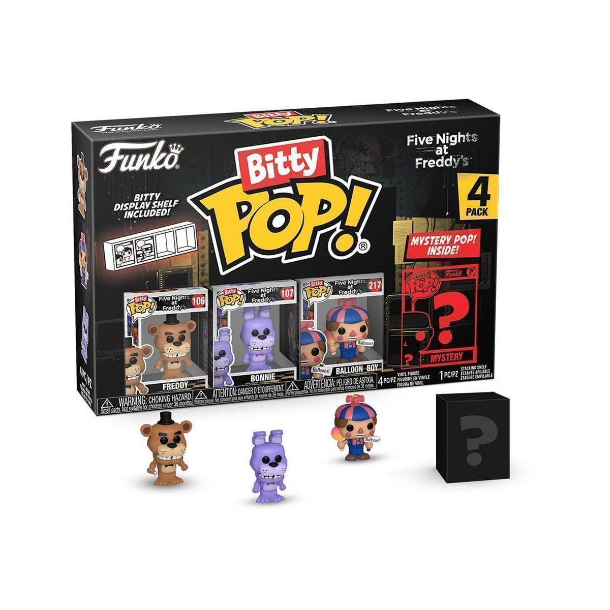 FK73046 - Five Nights at Freddys Bitty POP! Vinyl Figuren 4er-Pack Freddy 2,5 cm