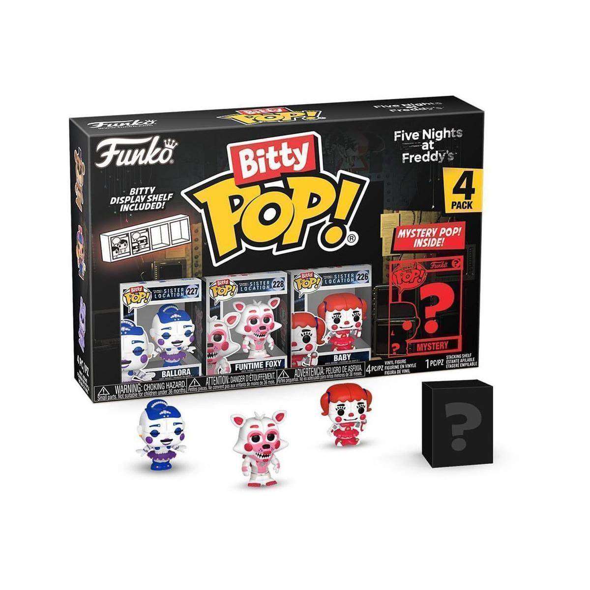 FK73044 - Five Nights at Freddys Bitty POP! Vinyl Figuren 4er-Pack Ballora 2,5 cm