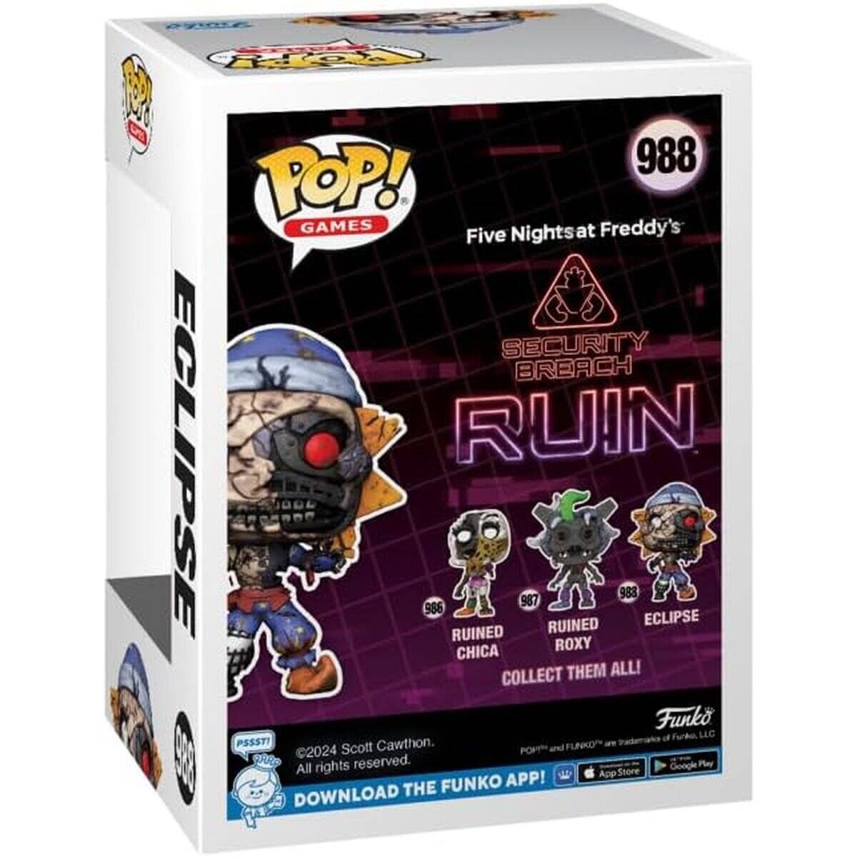 Five Nights at Freddy's: Security Breach - Ruin POP! Games Vinyl Figur Eclipse 9 cm