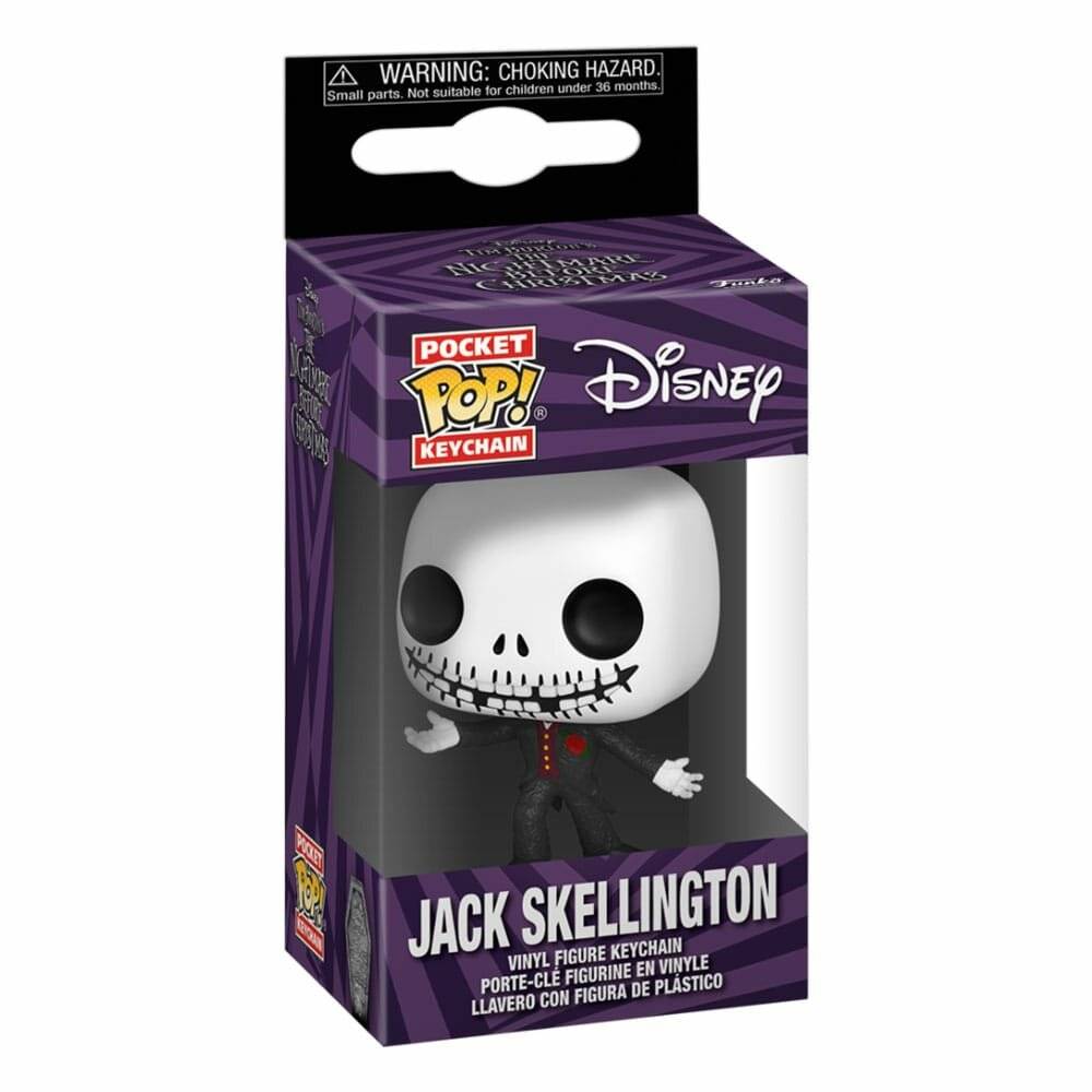 Nightmare before Christmas 30th POP! Vinyl Schlüsselanhänger 4 cm Formal Jack Display (12)