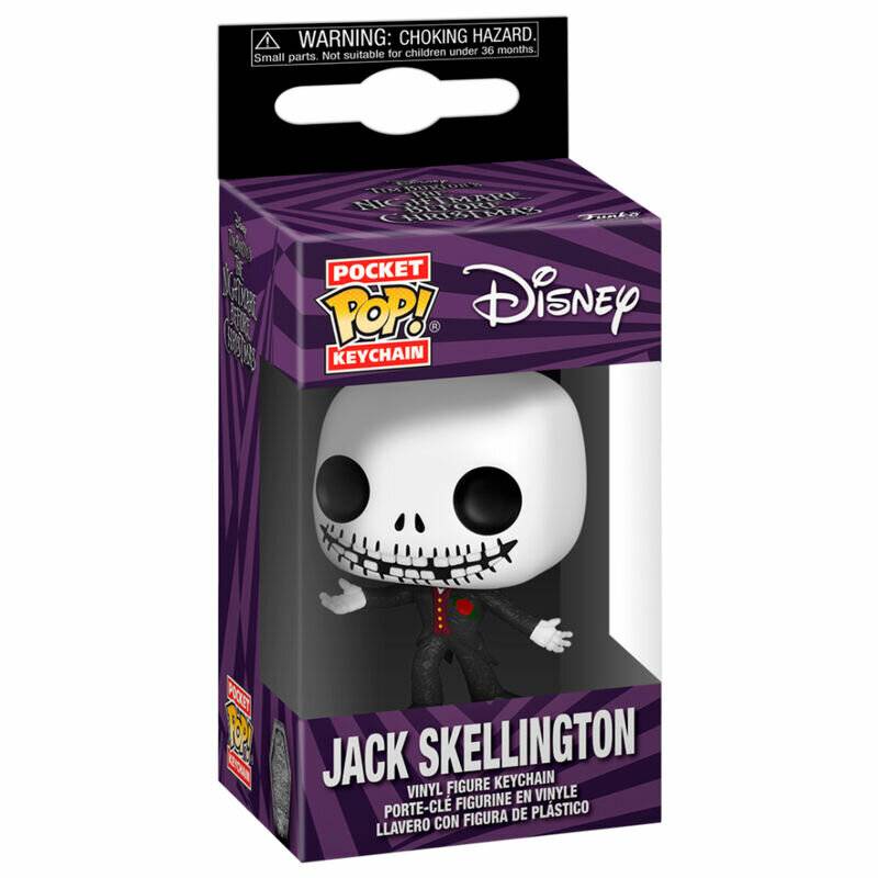 Nightmare before Christmas 30th POP! Vinyl Schlüsselanhänger 4 cm Formal Jack Display (12)