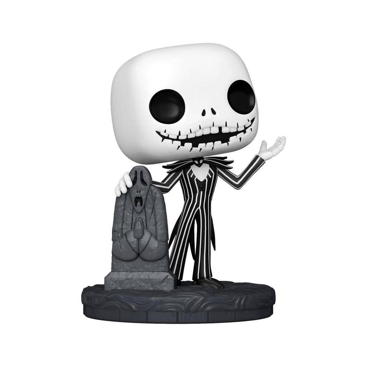FK72312 - Nightmare before Christmas 30th POP! Disney Vinyl Figur Jack wGravestone 9 cm