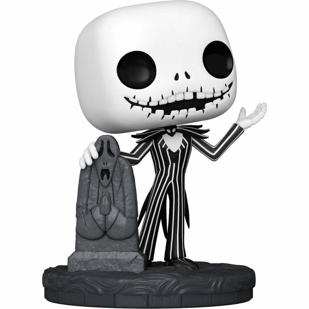 Nightmare before Christmas 30th POP! Disney Vinyl Figur Jack w/Gravestone 9 cm