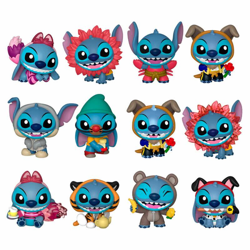 Disney Mystery Minis Minifiguren 5 cm Stitch in Costume Display (12)