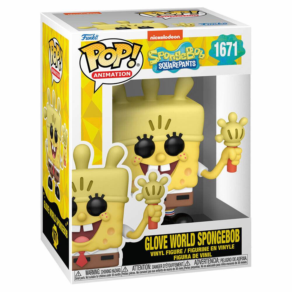 POP Figur Sponge Bob Handschuh Welt Spongebob