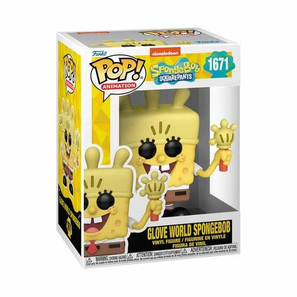 POP Figur Sponge Bob Handschuh Welt Spongebob