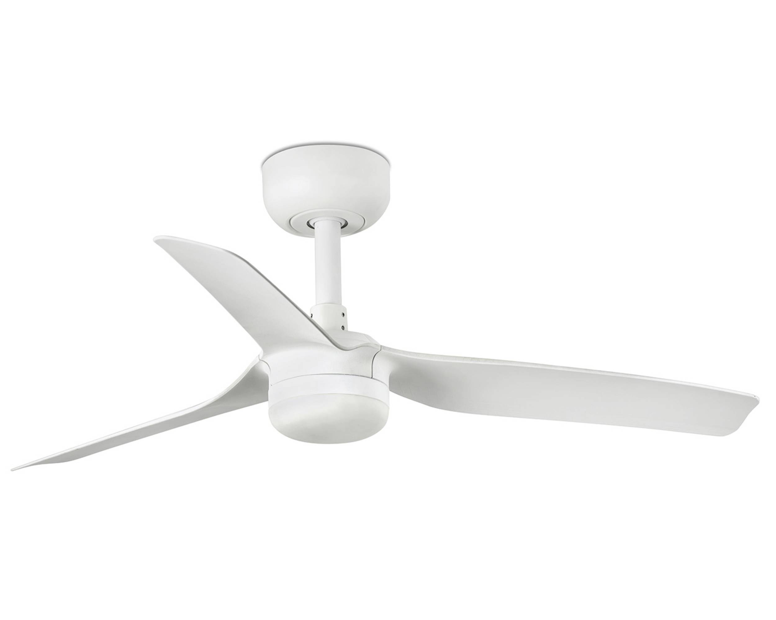 DC Deckenventilator Mini Punt Weiß mit LED