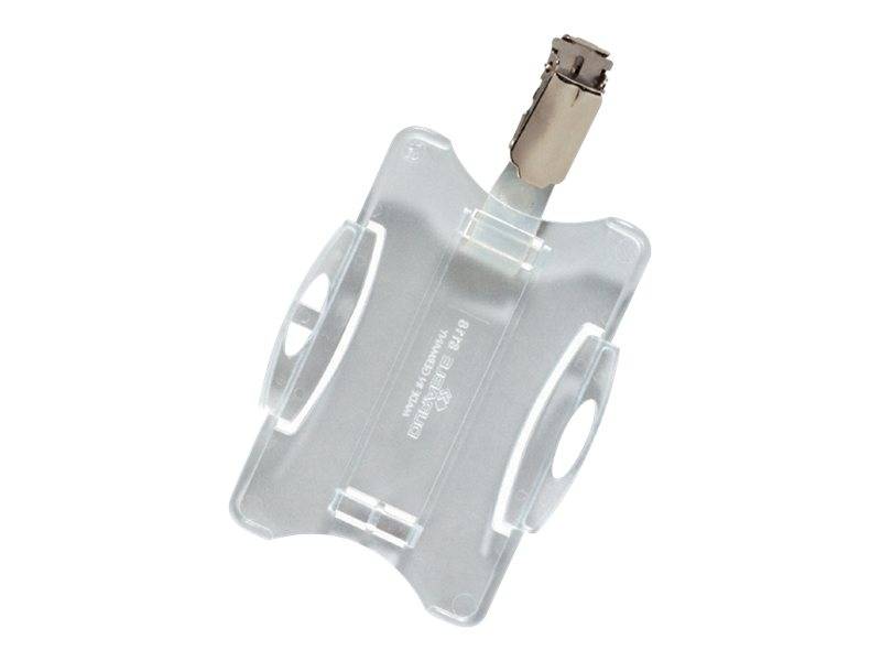 DURABLE - Kartenhalter - für 54 x 85 mm - Clip - durchsichtig (Packung mit 25)