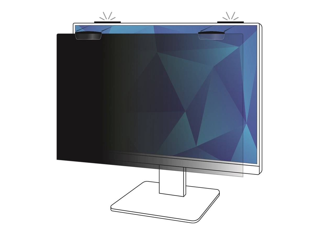 3M - Blickschutzfilter für Bildschirme - entfernbar - magnetisch - 63.5 cm (25")
