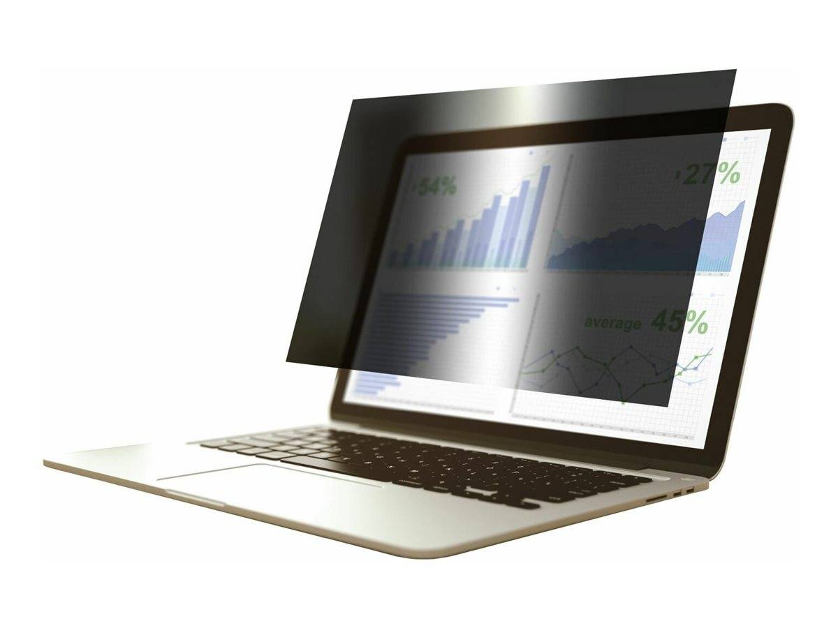 eSTUFF - Blickschutzfilter für Notebook - Klebstoff - 2-Wege - entfernbar - klebend - 33 cm (13"")