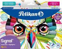 PELIKAN - Textmarker Signal farbig sortiert 16 St.