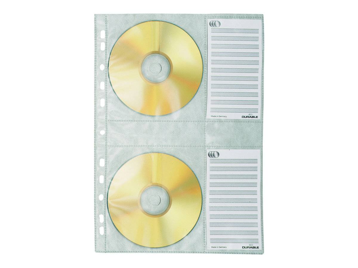 Durable - CD-Umschläge - Kapazität: 4 CD/DVD