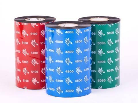 Zebra 2100 Wax - Schwarz - 60 mm x 450 m - Thermotransfer-Farbband (Packung mit 12)