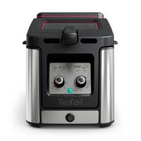 TEFAL - Fritteuse Clear Duo FR600DCH 1.2 kg Schwarz/Silber