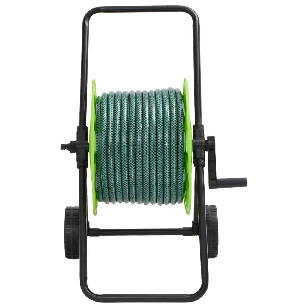 vidaXL Schlauchwagen mit 30 m Schlauch PVC Grün