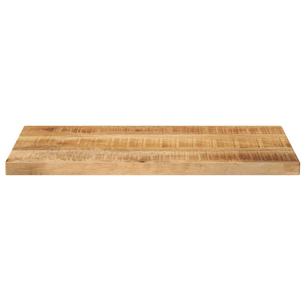 vidaXL Tischplatte 50x20x3,8 cm Rechteckig Raues Massivholz Mango